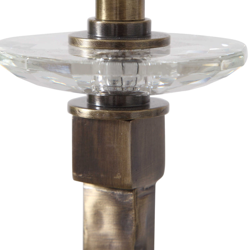 Parnell - Industrial Buffet Lamp - Dark Brown