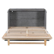 DreamHaus cabinet bed with large storage drawers, stylish design, showcasing a modern Murphy bed with integrated storage.