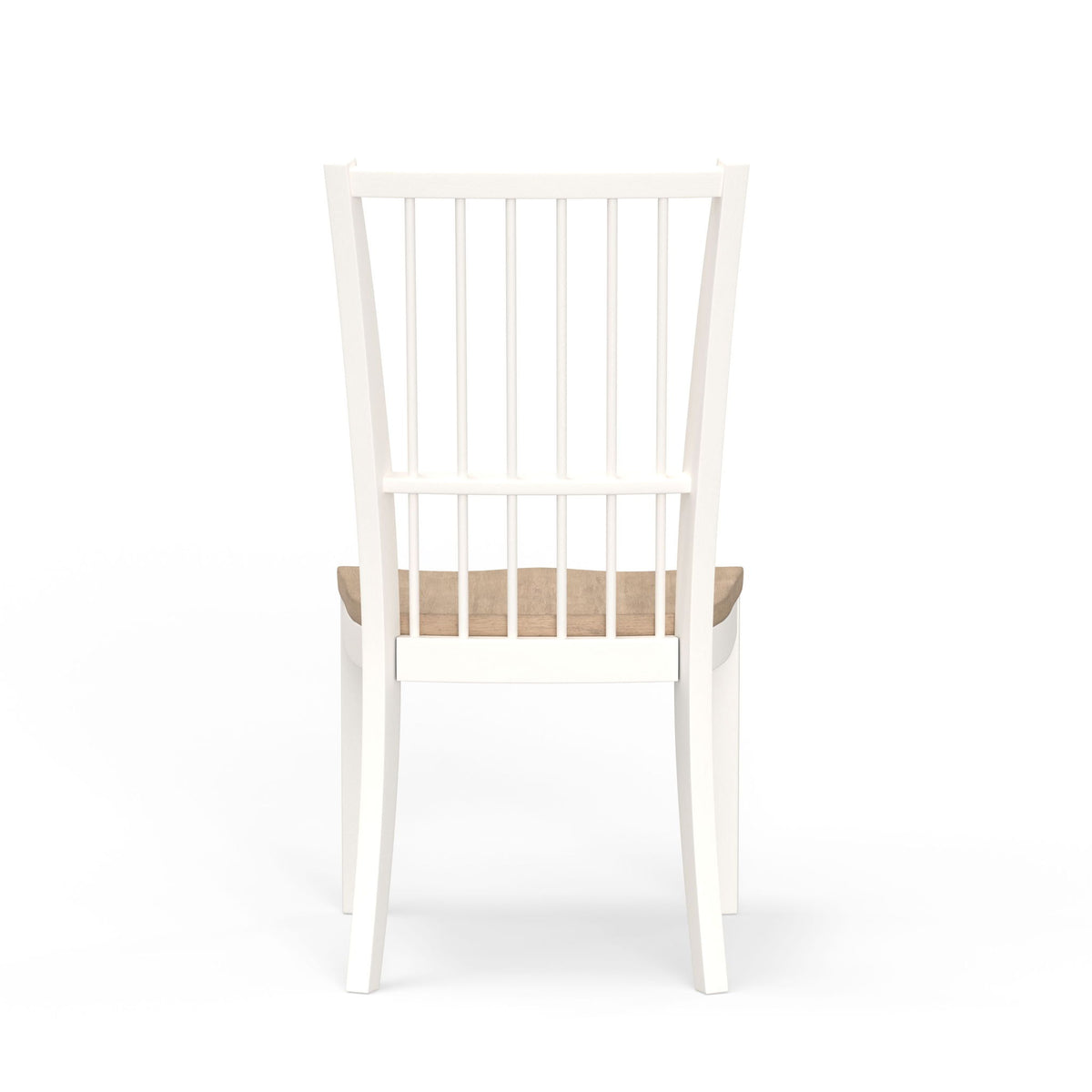 Americana Modern Dining - Spindle Back Dining Chair (Set of 2) - Cotton White