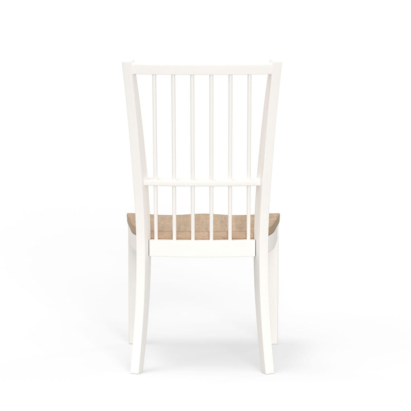 Americana Modern Dining - Spindle Back Dining Chair (Set of 2) - Cotton White