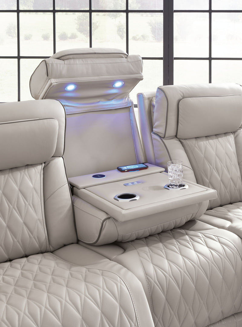 Boyington - Power Reclining Sofa With Adj Headrest - R&R Furniture Gallery (Fountain Valley, CA)