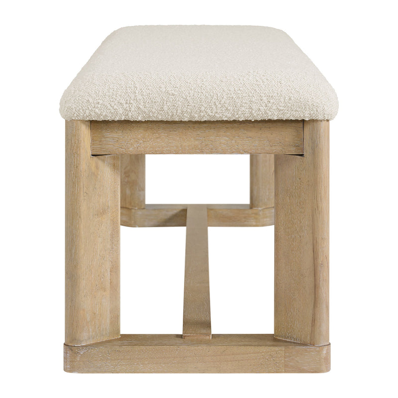 Upholstered Dining Bench - Brown - R&R Furniture Gallery (Fountain Valley, CA)