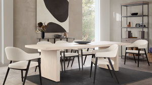 Sonoma 110" Solid Mango Wood Dining Table in Light Natural Grey Wash Finish by Diamond Sofa
