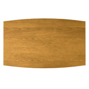 Rectangular Draper dining table by Simpli-Home with wooden top and sturdy legs, perfect for modern dining rooms.