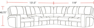 Rockford - Modular Power Reclining Sectional