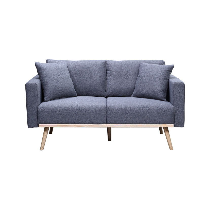 Easton - Fabric Loveseat With USB Charging Ports Pockets And Pillows - R&R Furniture Gallery (Fountain Valley, CA)