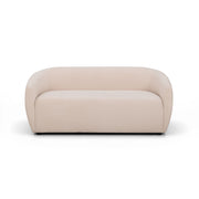 TOV Furniture Jordan stationary loveseat with plush fabric upholstery, modern design, and cushioned armrests.