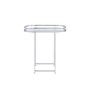 Piffo - Serving Cart Set - Clear Glass & Chrome - R&R Furniture Gallery (Fountain Valley, CA)