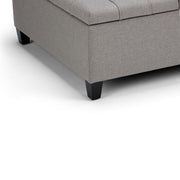 Harrison - Upholstered Coffee Table Storage Ottoman - R&R Furniture Gallery (Fountain Valley, CA)