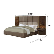 Marcelino - Eastern King Bed - Brown & Beige - R&R Furniture Gallery (Fountain Valley, CA)