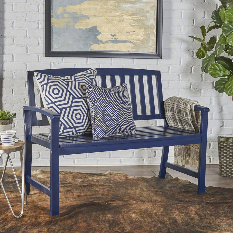 Farmhouse Style Loja Bench Indoor / Outdoor - R&R Furniture Gallery (Fountain Valley, CA)
