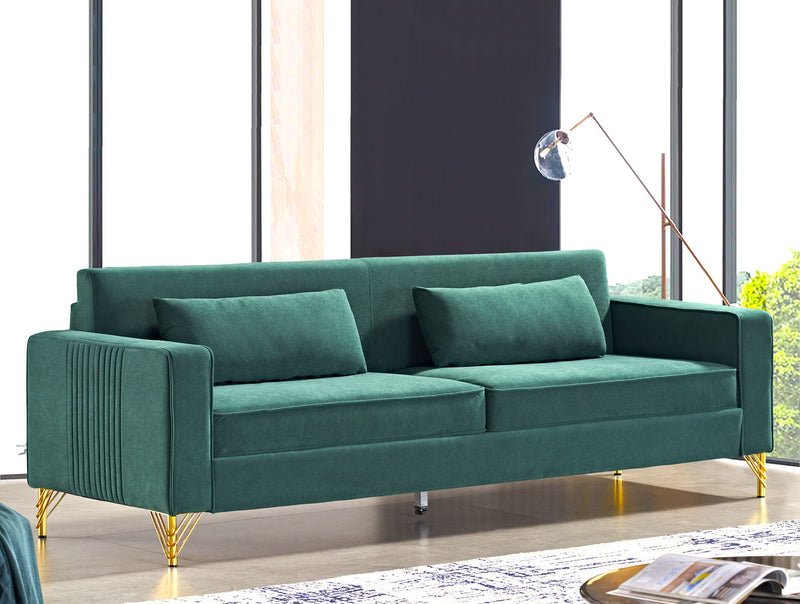 Aesthetic 3 Seater Couch With Classic Modern Appeal And Luxurious Soft Comfort - R&R Furniture Gallery (Fountain Valley, CA)