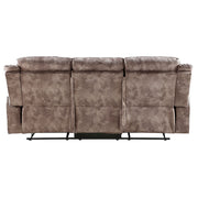 Zubaida - Sofa w/USB Dock & Console(Motion) - R&R Furniture Gallery (Fountain Valley, CA)