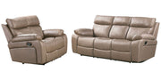 Theon - Manual Glider Reclining Sofa Set - R&R Furniture Gallery (Fountain Valley, CA)