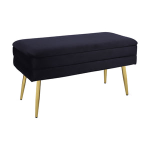 Ziva - Velvet Storage Bench - R&R Furniture Gallery (Fountain Valley, CA)