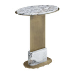 Split The Difference - Accent Table - Brass