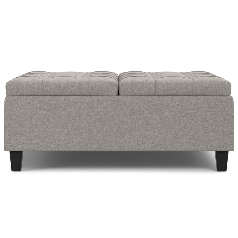 Harrison - Upholstered Coffee Table Storage Ottoman - R&R Furniture Gallery (Fountain Valley, CA)