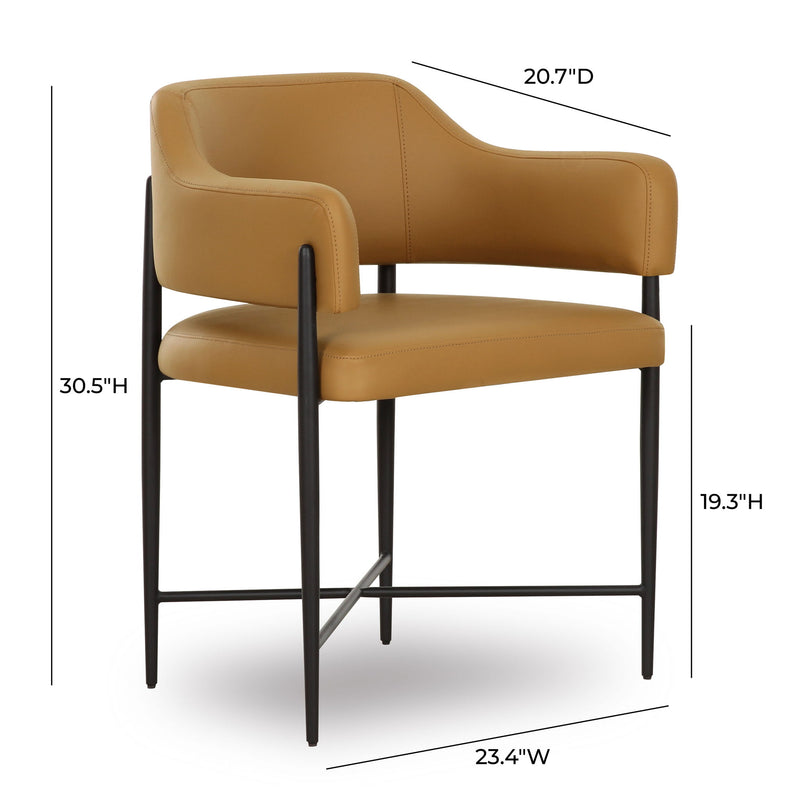 Sezanne - Vegan Leather Dining Chair - R&R Furniture Gallery (Fountain Valley, CA)