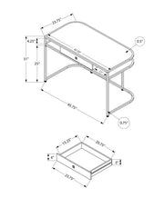 Computer Desk For Home Office, Laptop, Storage Drawers, Contemporary And Modern - White - R&R Furniture Gallery (Fountain Valley, CA)