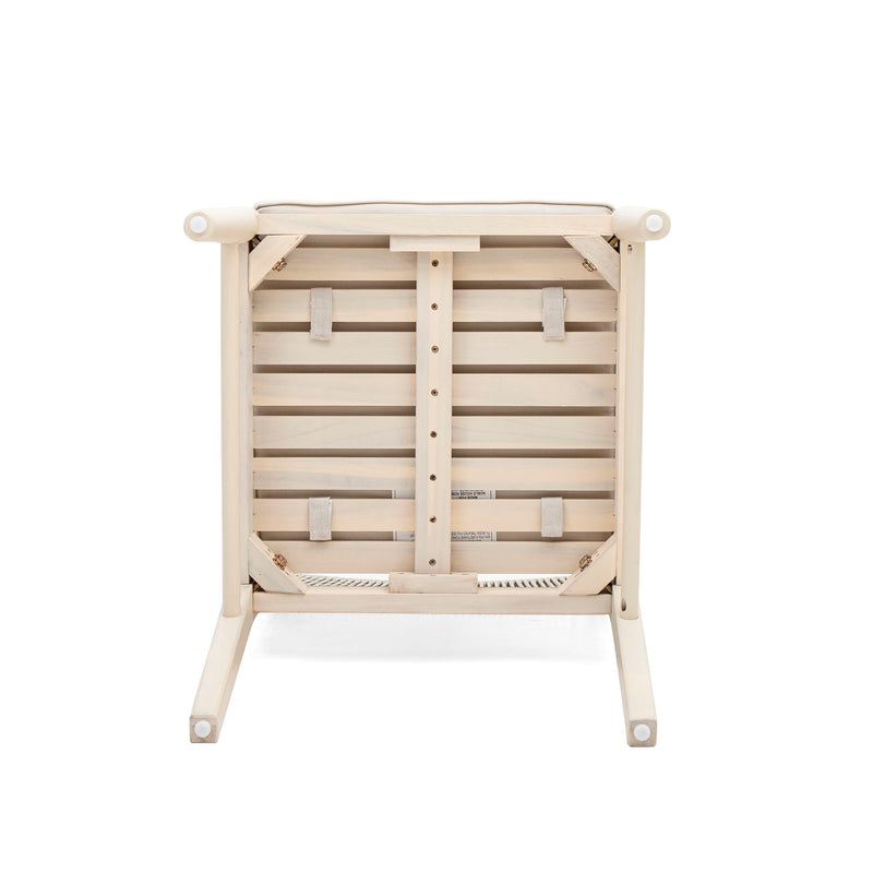 Cordoba - Dining Chair (Set of 2) Comfortable Armless Chairs - Beige - R&R Furniture Gallery (Fountain Valley, CA)
