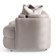 Carmela - Mansion Sofa - Zinc / Silver - R&R Furniture Gallery (Fountain Valley, CA)