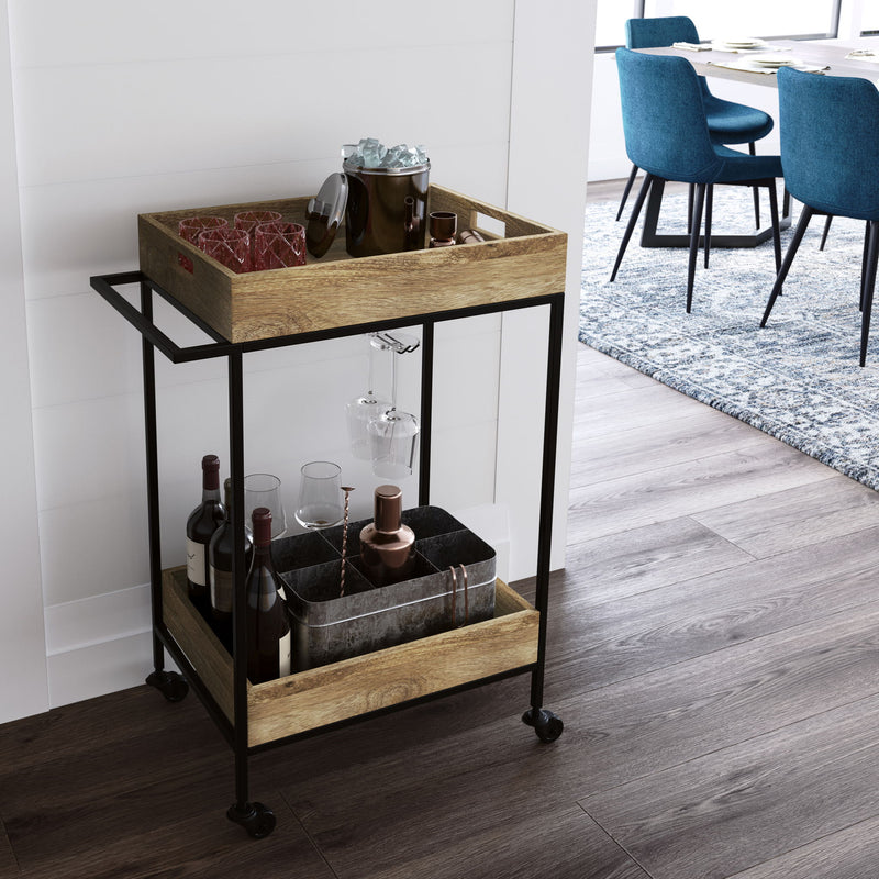Simons - Bar Cart - Natural - R&R Furniture Gallery (Fountain Valley, CA)