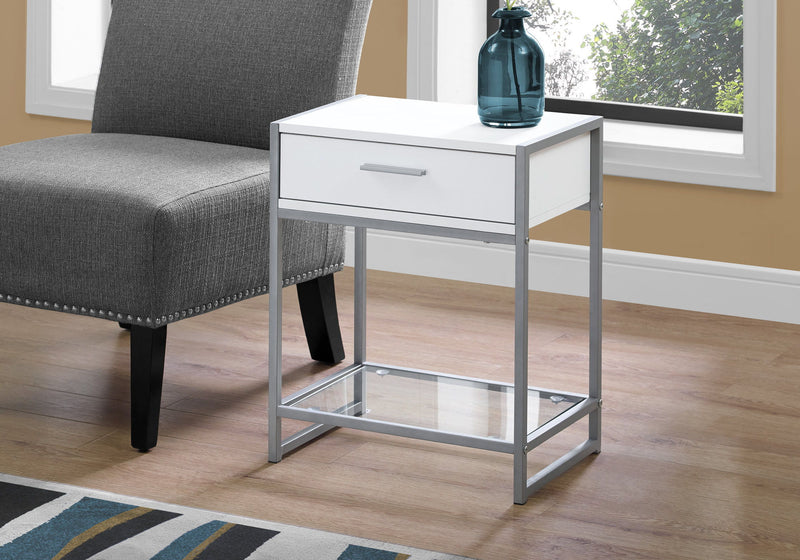 Versatile Accent Side Table, Storage Drawer - R&R Furniture Gallery (Fountain Valley, CA)