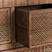 Lahey - 11 Drawer Console Table - R&R Furniture Gallery (Fountain Valley, CA)