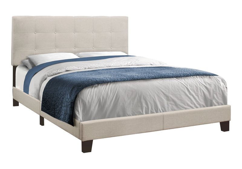 Bed, Upholstered, Frame Only, Transitional - R&R Furniture Gallery (Fountain Valley, CA)