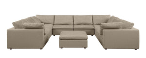 1100 - 9-Piece U-Shaped Sectional In Top-Grain Italian Leather
