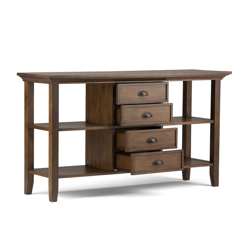 Redmond - Handcrafted Console Sofa Table - R&R Furniture Gallery (Fountain Valley, CA)