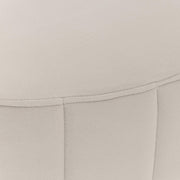 Signature Beds & Benches - Orchid Velvet Accent Bench - Gray / Chrome - R&R Furniture Gallery (Fountain Valley, CA)