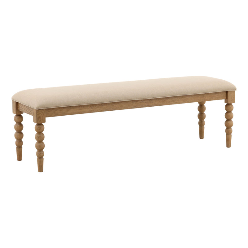 Marcellina - Bench - Beige And Natural
