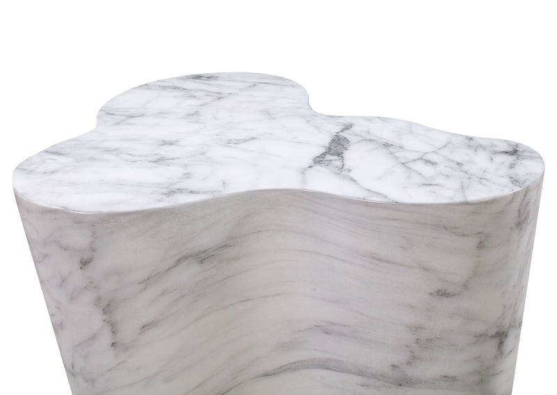 Slab - Marble Side Table - R&R Furniture Gallery (Fountain Valley, CA)