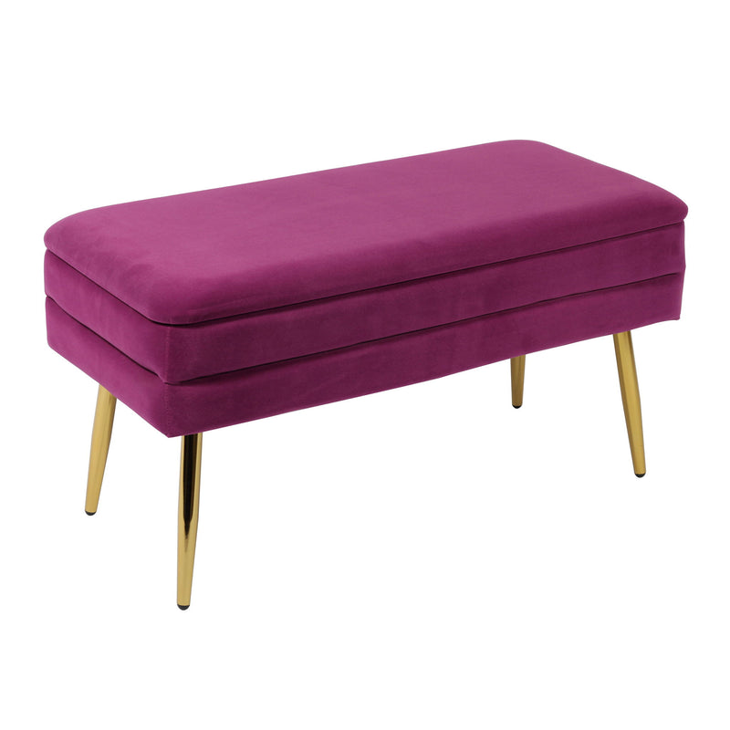 Ziva - Velvet Storage Bench