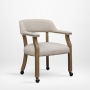 Monroe - Dining And Game Chair - Beige - R&R Furniture Gallery (Fountain Valley, CA)