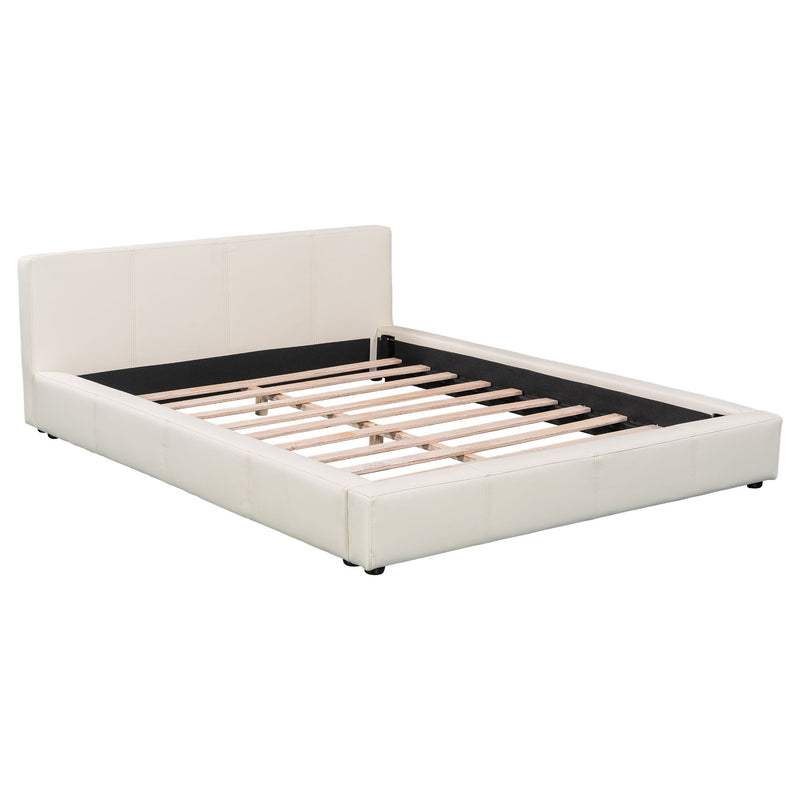 Stylish Upholstered Bed With Birch Wood Frame - R&R Furniture Gallery (Fountain Valley, CA)
