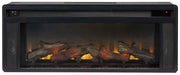 Entertainment Accessories - Fireplace Insert - Rectangular - Black - R&R Furniture Gallery (Fountain Valley, CA)