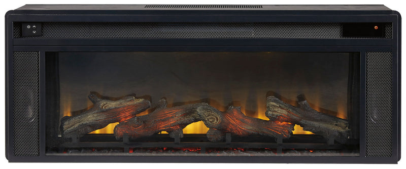 Entertainment Accessories - Fireplace Insert - Rectangular - Black - R&R Furniture Gallery (Fountain Valley, CA)