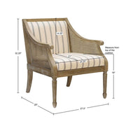 Isla - Accent Armchair Accents - Beige - R&R Furniture Gallery (Fountain Valley, CA)