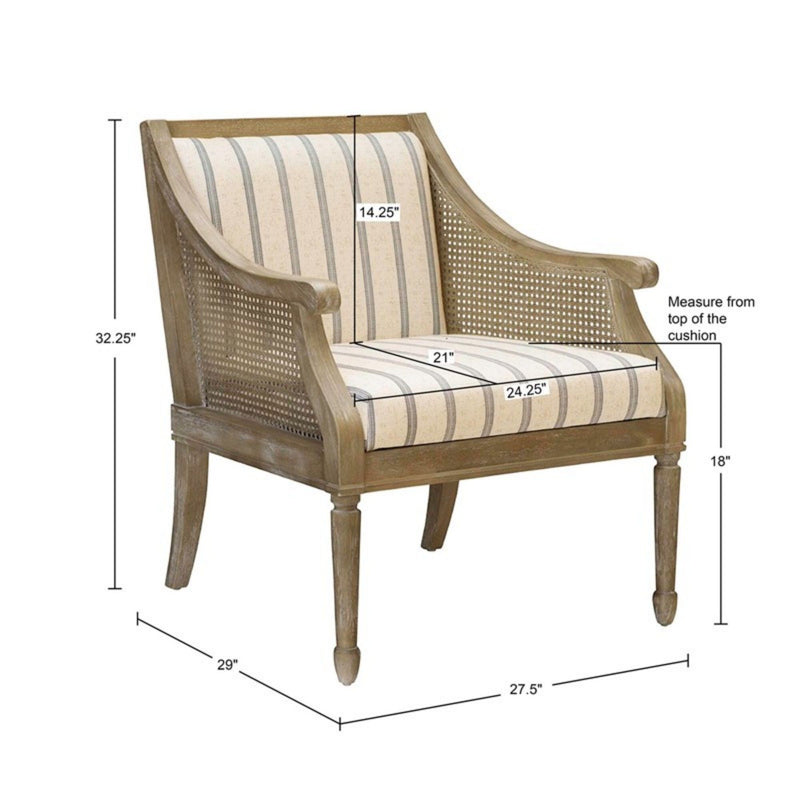 Isla - Accent Armchair Accents - Beige - R&R Furniture Gallery (Fountain Valley, CA)