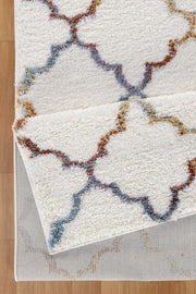Loft Shag - 7'10" X 9'10" Shaggy Area Rug Polypropylene - Ivory - R&R Furniture Gallery (Fountain Valley, CA)