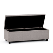 Avalon - Multifunctional Storage Ottoman Bench - R&R Furniture Gallery (Fountain Valley, CA)
