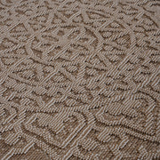 Guros - 6' X 9' Medallion Indoor / Outdoor Area Rug - Beige - R&R Furniture Gallery (Fountain Valley, CA)