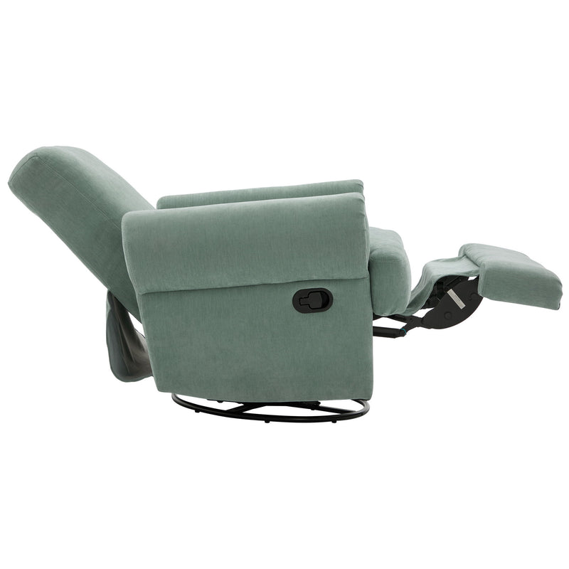 Manual Swivel Recliner Rocker Chair With Adjustable Backrest - R&R Furniture Gallery (Fountain Valley, CA)