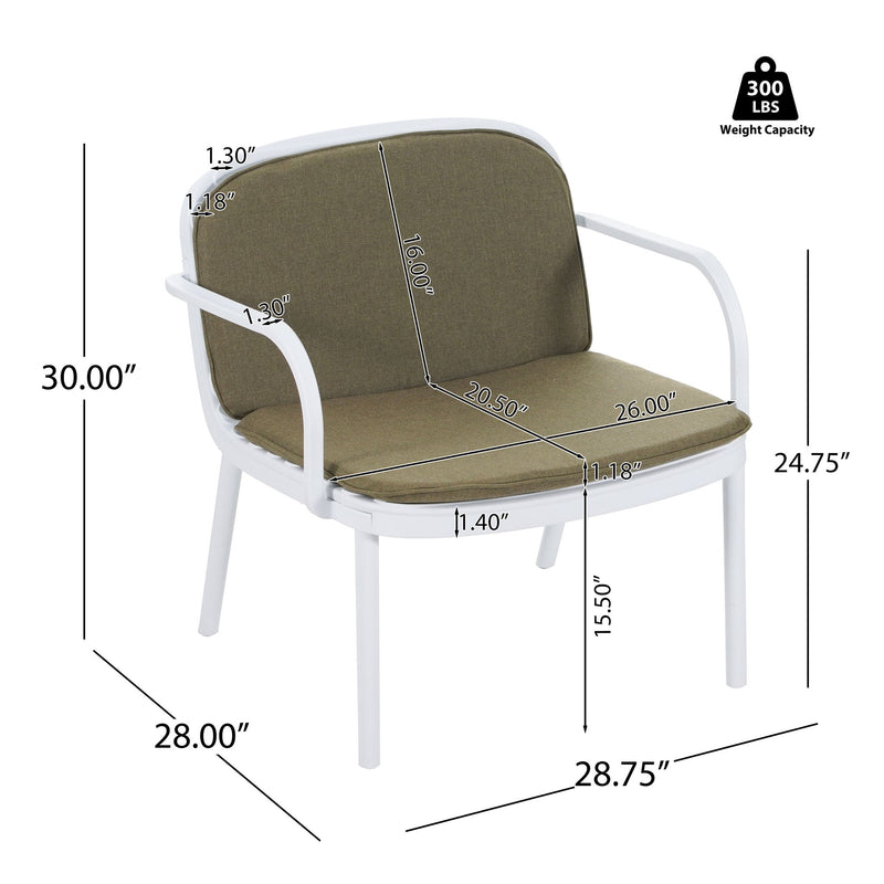 Luna - Outdoor Club Chair (Set of 2) - R&R Furniture Gallery (Fountain Valley, CA)