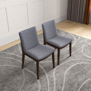 Laura - Mid-Century Modern Solid Wood Dining Chair (Set of 2) - R&R Furniture Gallery (Fountain Valley, CA)