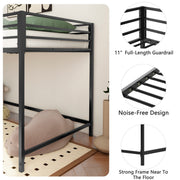 Adam - Twin Loft Bunk - Black - R&R Furniture Gallery (Fountain Valley, CA)