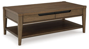 Roanhowe - Rectangular Cocktail Table - Brown - R&R Furniture Gallery (Fountain Valley, CA)