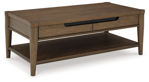 Roanhowe - Rectangular Cocktail Table - Brown - R&R Furniture Gallery (Fountain Valley, CA)